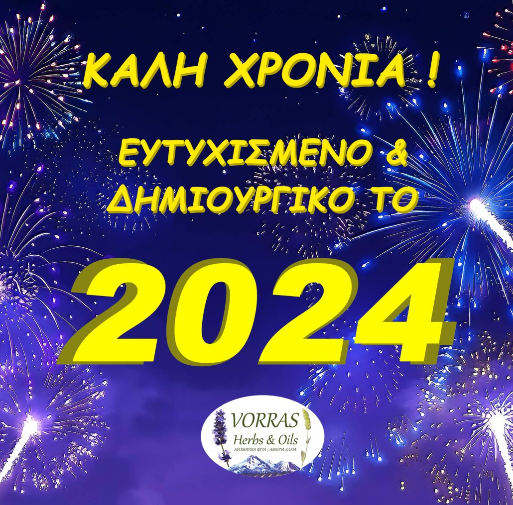 Read more about the article ΚΑΛΗ ΧΡΟΝΙΑ ! ΕΥΤΥΧΙΣΜΕΝΟ ΤΟ 2024 !